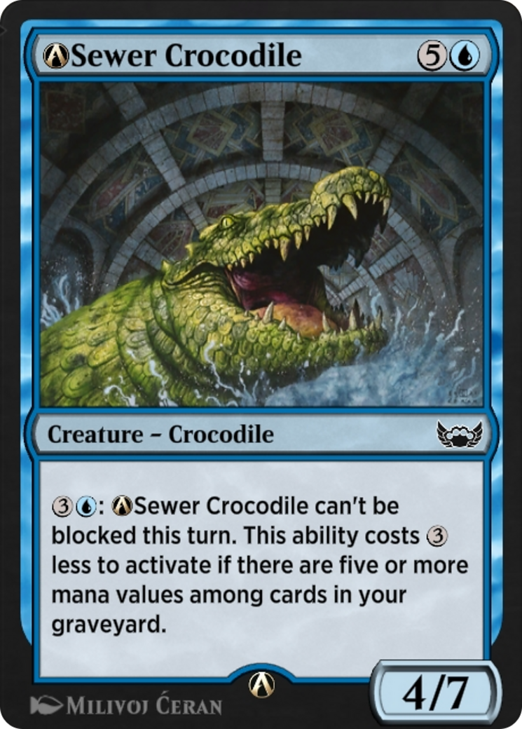 A-Sewer Crocodile (A-60) [Streets of New Capenna] - Deck Out Gaming