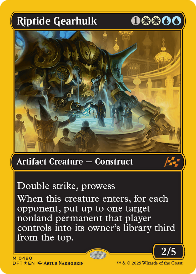 Riptide Gearhulk (First-Place Foil) (490) [Aetherdrift] foil - Deck Out Gaming