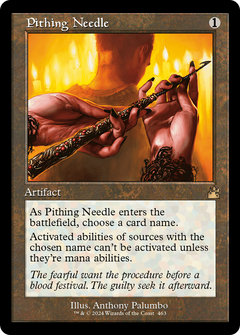 Pithing Needle (Retro Frame) (463) [Ravnica Remastered] - Deck Out Gaming