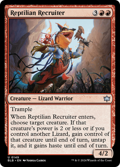 Reptilian Recruiter (149) [Bloomburrow] - Deck Out Gaming