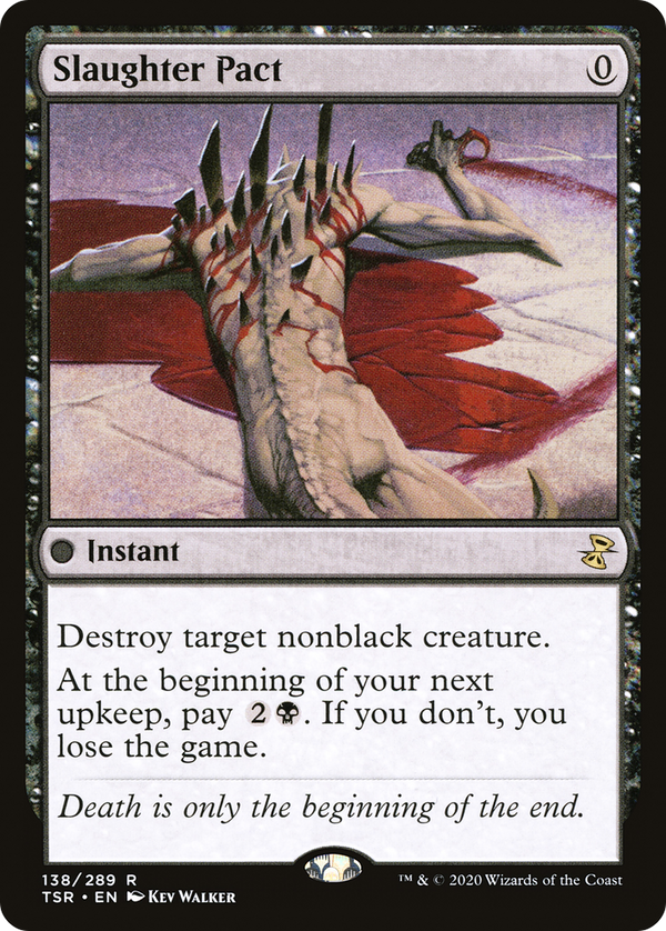Slaughter Pact (138) [Time Spiral Remastered] - Deck Out Gaming