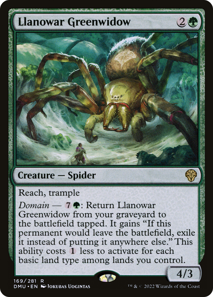 Llanowar Greenwidow (169) [Dominaria United] - Deck Out Gaming