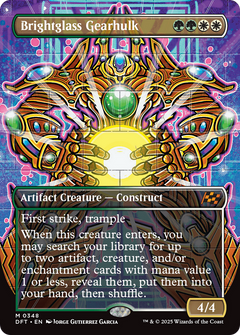 Brightglass Gearhulk (Borderless) (348) [Aetherdrift] - Deck Out Gaming