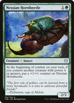 Nessian Hornbeetle (182) [Theros Beyond Death] foil - Deck Out Gaming
