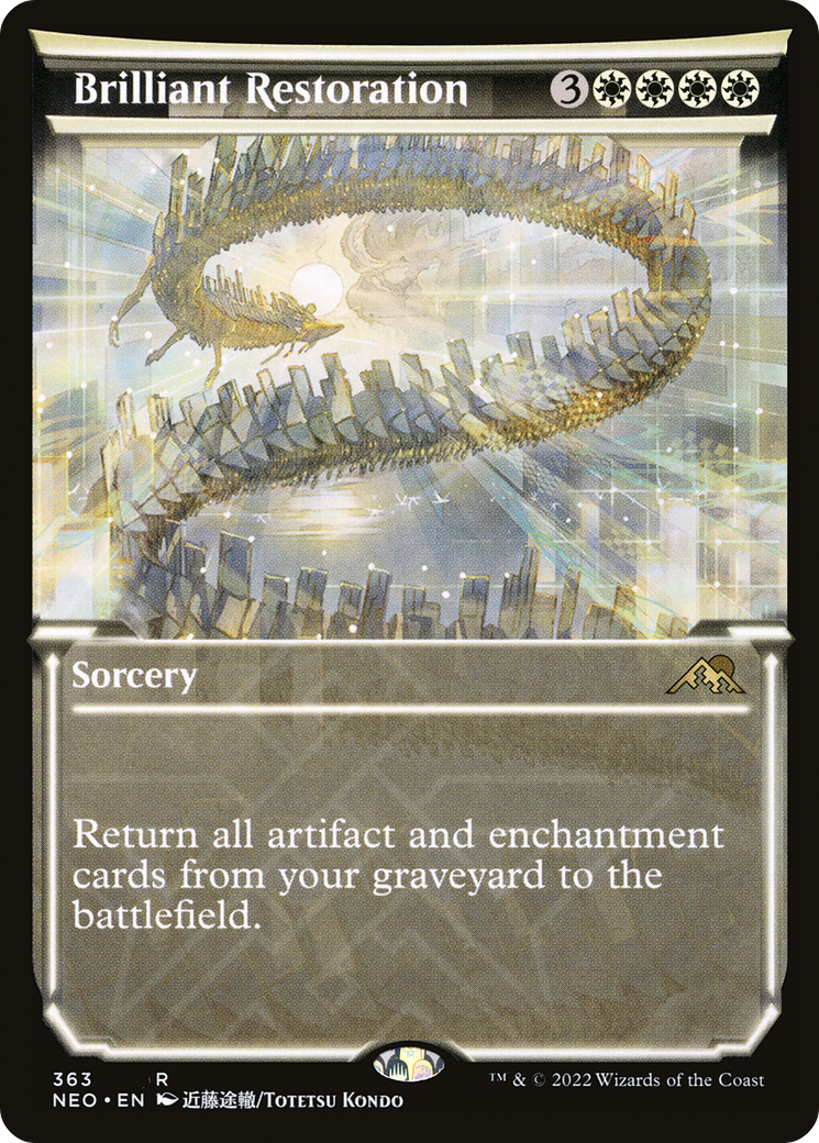 Brilliant Restoration (Showcase) (363) [Kamigawa: Neon Dynasty] - Deck Out Gaming