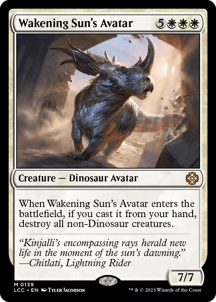 Wakening Sun's Avatar (139) [The Lost Caverns of Ixalan Commander]