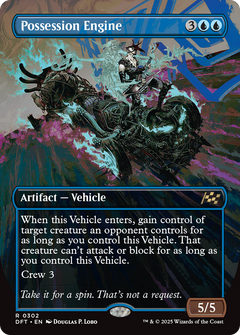Possession Engine (Borderless) (302) [Aetherdrift] foil - Deck Out Gaming
