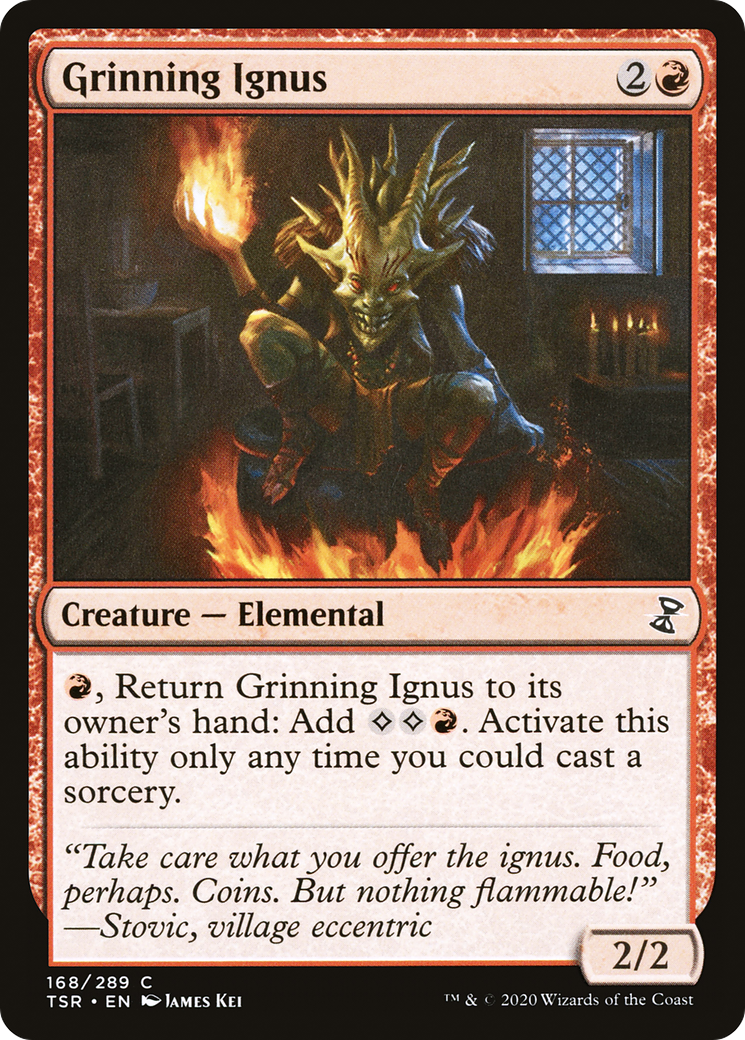 Grinning Ignus (168) [Time Spiral Remastered] foil - Deck Out Gaming