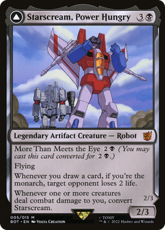 Starscream, Power Hungry (5) [Universes Beyond: Transformers] foil - Deck Out Gaming