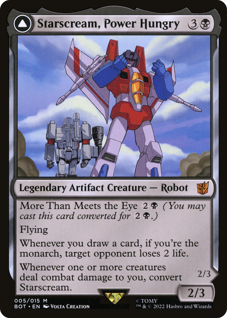 Starscream, Power Hungry (5) [Universes Beyond: Transformers] foil - Deck Out Gaming