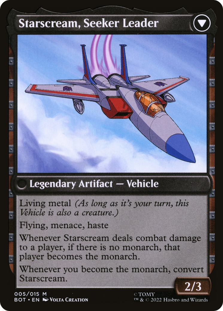 Starscream, Power Hungry (5) [Universes Beyond: Transformers] foil - Deck Out Gaming