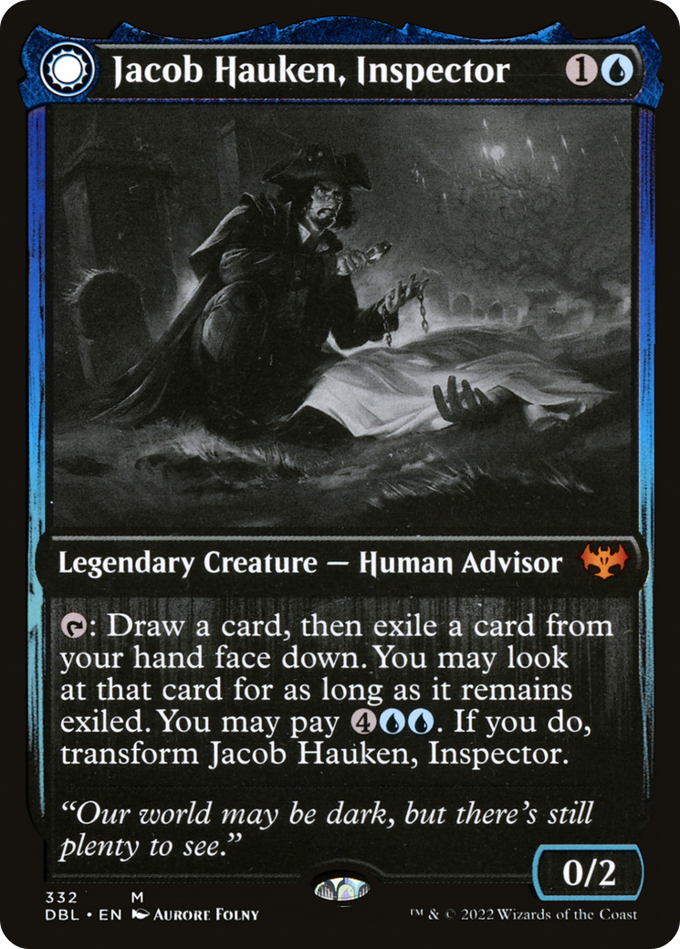 Jacob Hauken, Inspector (332) [Innistrad: Double Feature] foil - Deck Out Gaming