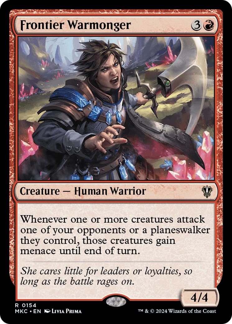 Frontier Warmonger (154) [Murders at Karlov Manor Commander] - Deck Out Gaming