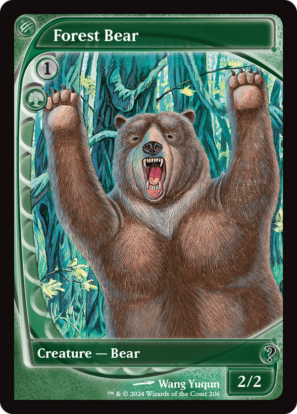 Forest Bear (Future Sight) (206) [Mystery Booster 2] - Deck Out Gaming