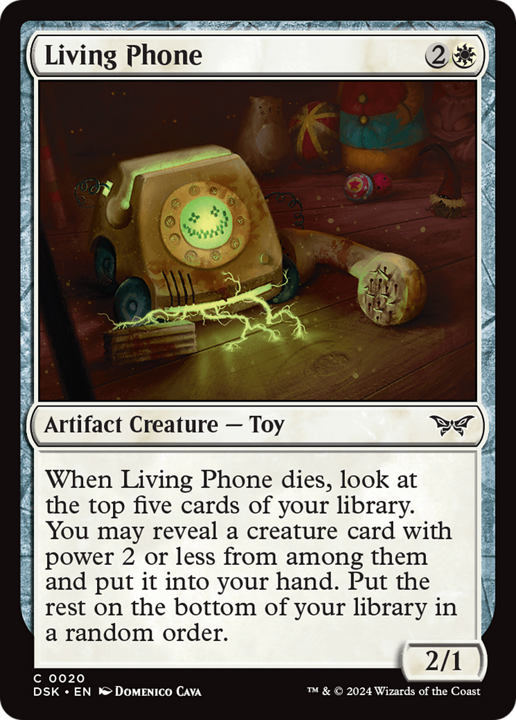 Living Phone (20) [Duskmourn: House of Horror] - Deck Out Gaming