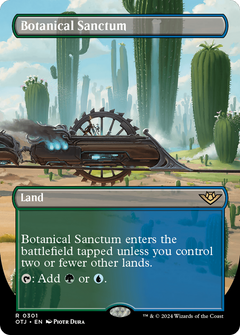 Botanical Sanctum (Borderless) (301) [Outlaws of Thunder Junction] - Deck Out Gaming
