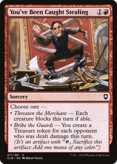 You've Been Caught Stealing (211) [Commander Legends: Battle for Baldur's Gate] - Deck Out Gaming