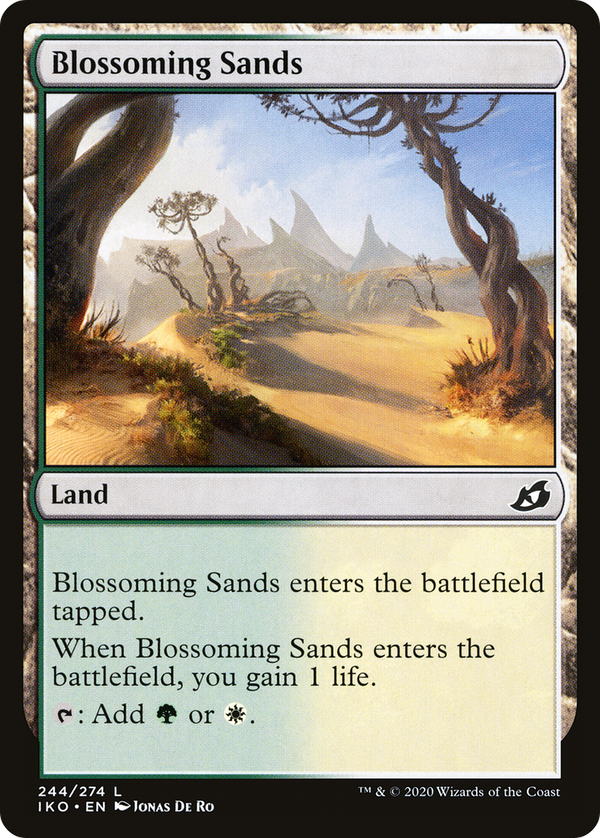 Blossoming Sands (244) [Ikoria: Lair of Behemoths] - Deck Out Gaming