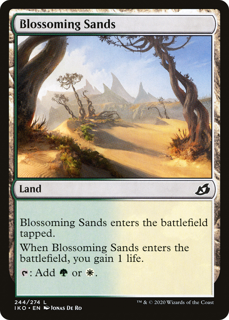 Blossoming Sands (244) [Ikoria: Lair of Behemoths] - Deck Out Gaming