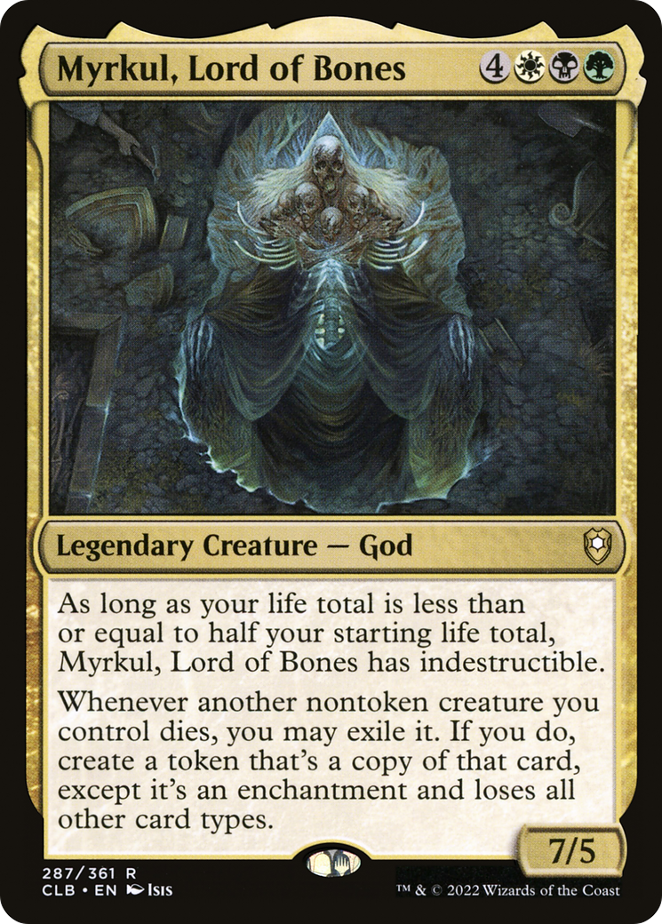 Myrkul, Lord of Bones (287) [Commander Legends: Battle for Baldur's Gate] foil - Deck Out Gaming