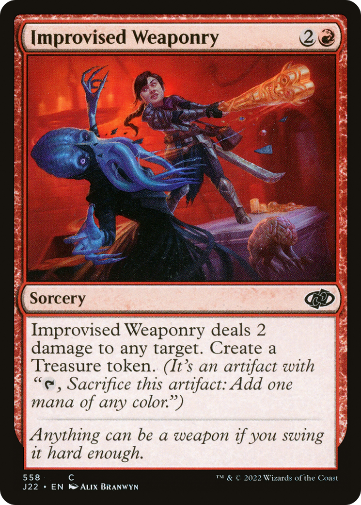 Improvised Weaponry (558) [Jumpstart 2022] - Deck Out Gaming