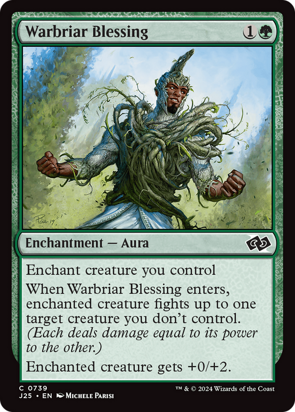 Warbriar Blessing (739) [Foundations Jumpstart] - Deck Out Gaming
