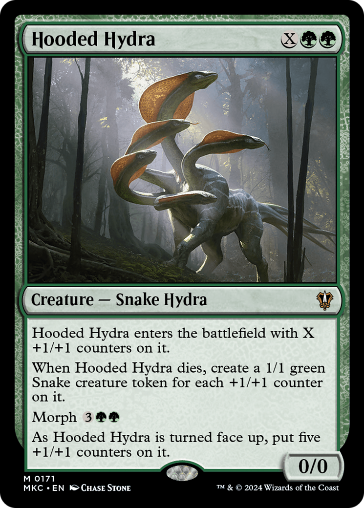 Hooded Hydra (171) [Murders at Karlov Manor Commander] - Deck Out Gaming
