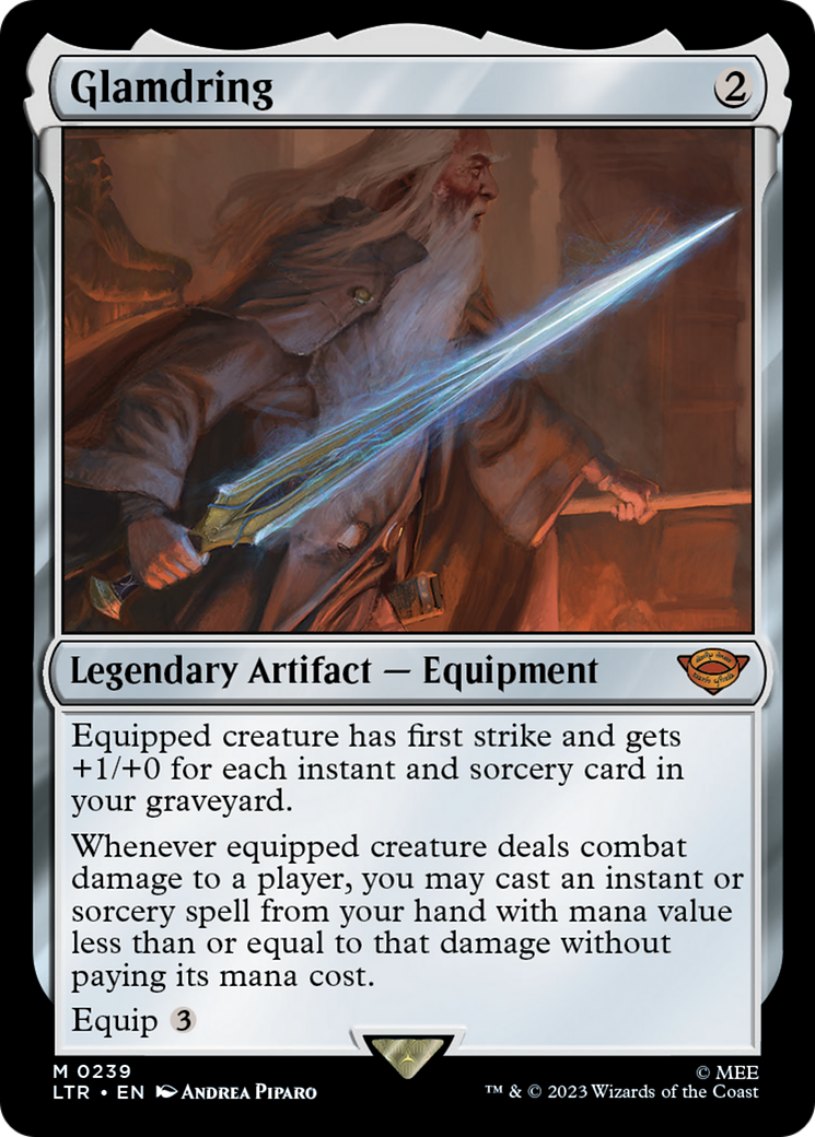 Glamdring (239) [The Lord of the Rings: Tales of Middle-earth] foil - Deck Out Gaming