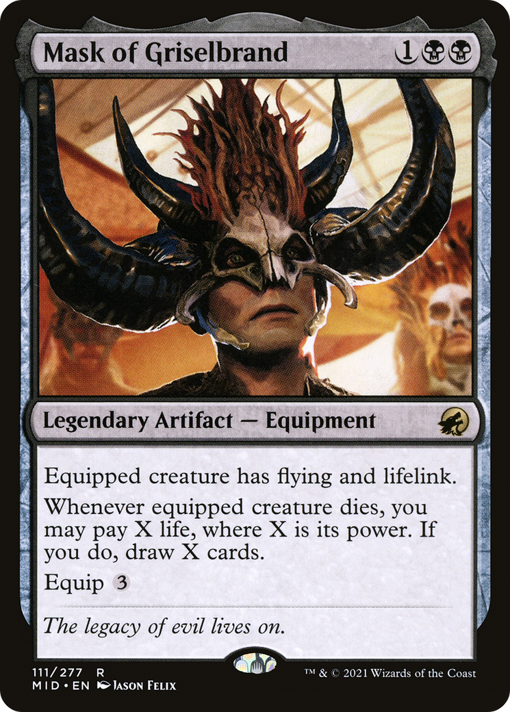 Mask of Griselbrand (111) [Innistrad: Midnight Hunt] foil - Deck Out Gaming