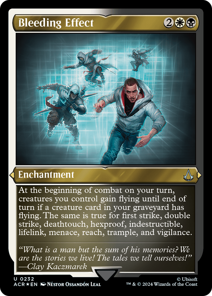 Bleeding Effect (232) [Assassin's Creed] etched - Deck Out Gaming