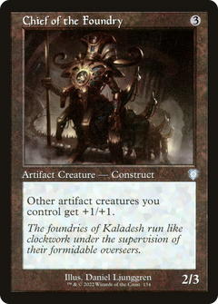 Chief of the Foundry (Retro Frame) (134) [Commander: The Brothers' War] - Deck Out Gaming