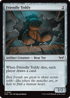 Friendly Teddy (247) [Duskmourn: House of Horror] - Deck Out Gaming
