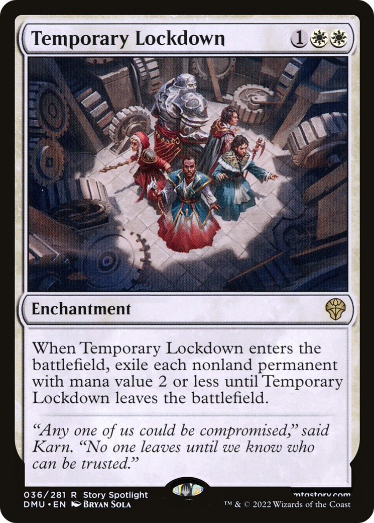 Temporary Lockdown (36) [Dominaria United] - Deck Out Gaming