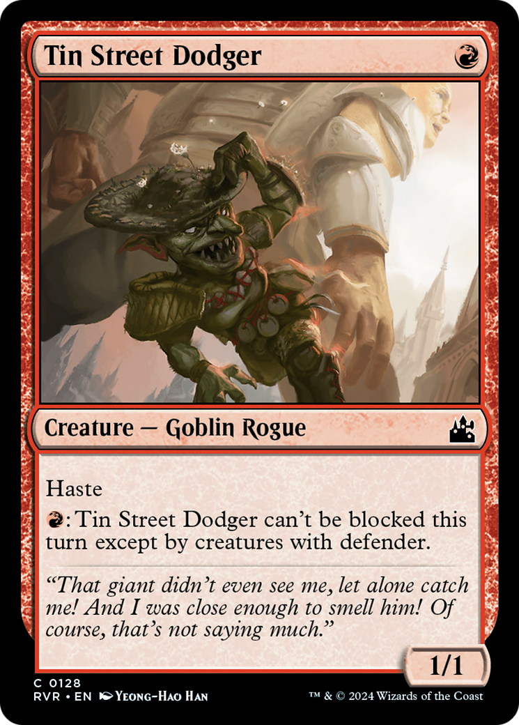 Tin Street Dodger (128) [Ravnica Remastered] - Deck Out Gaming