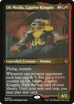 Ob Nixilis, Captive Kingpin (141) [March of the Machine: The Aftermath] etched - Deck Out Gaming