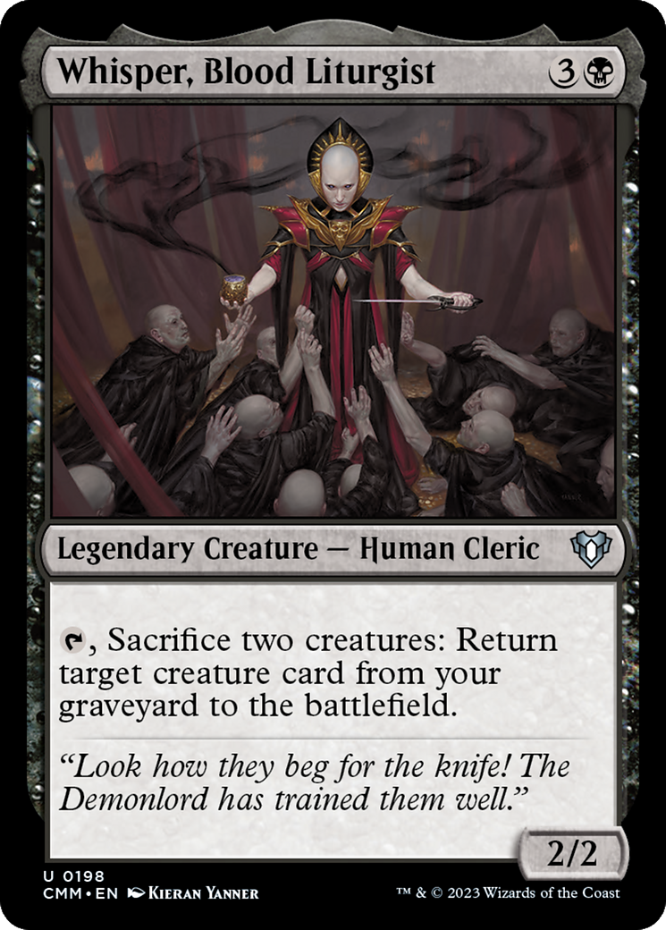 Whisper, Blood Liturgist (198) [Commander Masters] foil - Deck Out Gaming