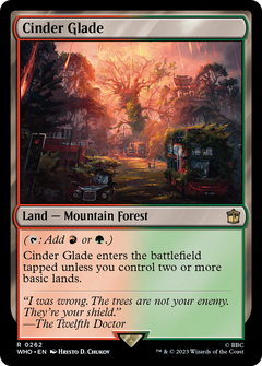 Cinder Glade (262) [Doctor Who] foil - Deck Out Gaming