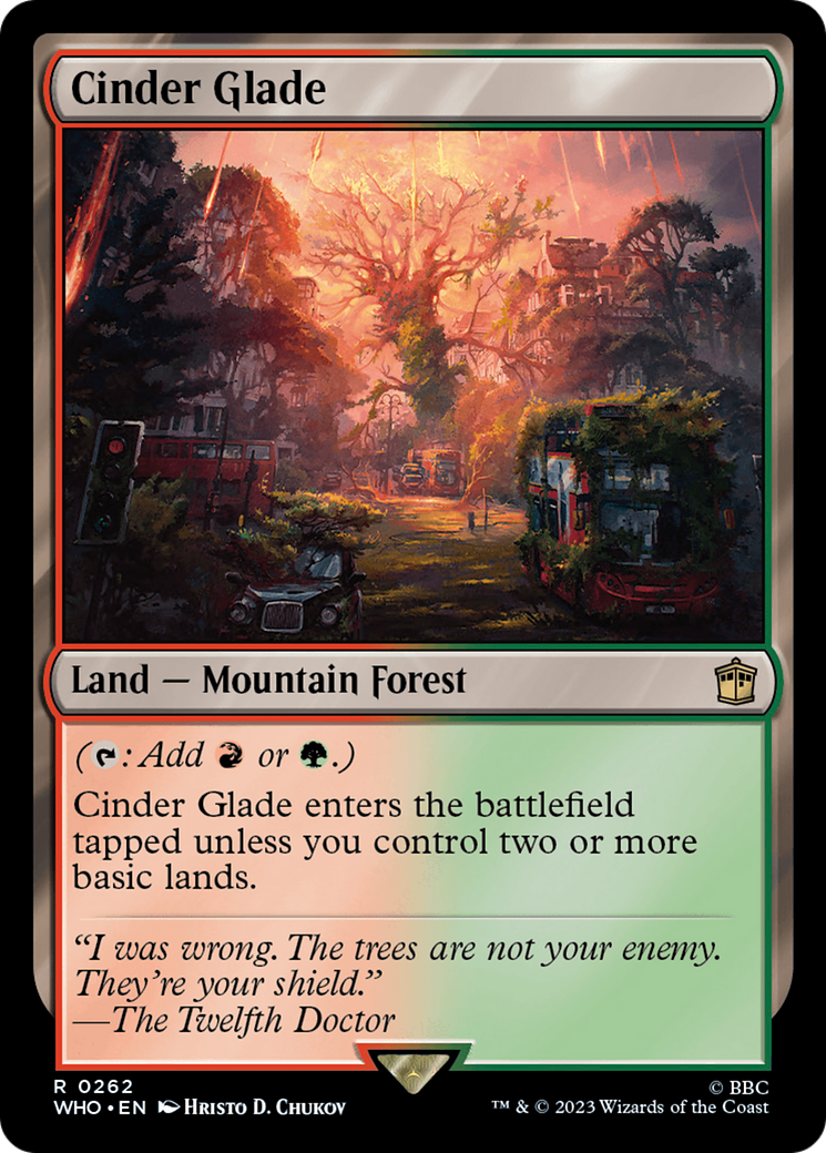Cinder Glade (262) [Doctor Who] foil - Deck Out Gaming