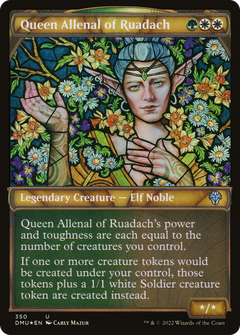 Queen Allenal of Ruadach (Textured Foil) (350) [Dominaria United] foil - Deck Out Gaming