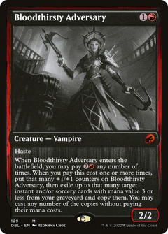 Bloodthirsty Adversary (129) [Innistrad: Double Feature] foil - Deck Out Gaming