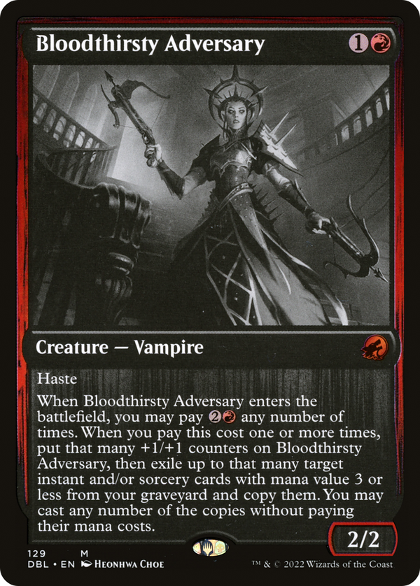 Bloodthirsty Adversary (129) [Innistrad: Double Feature] foil - Deck Out Gaming