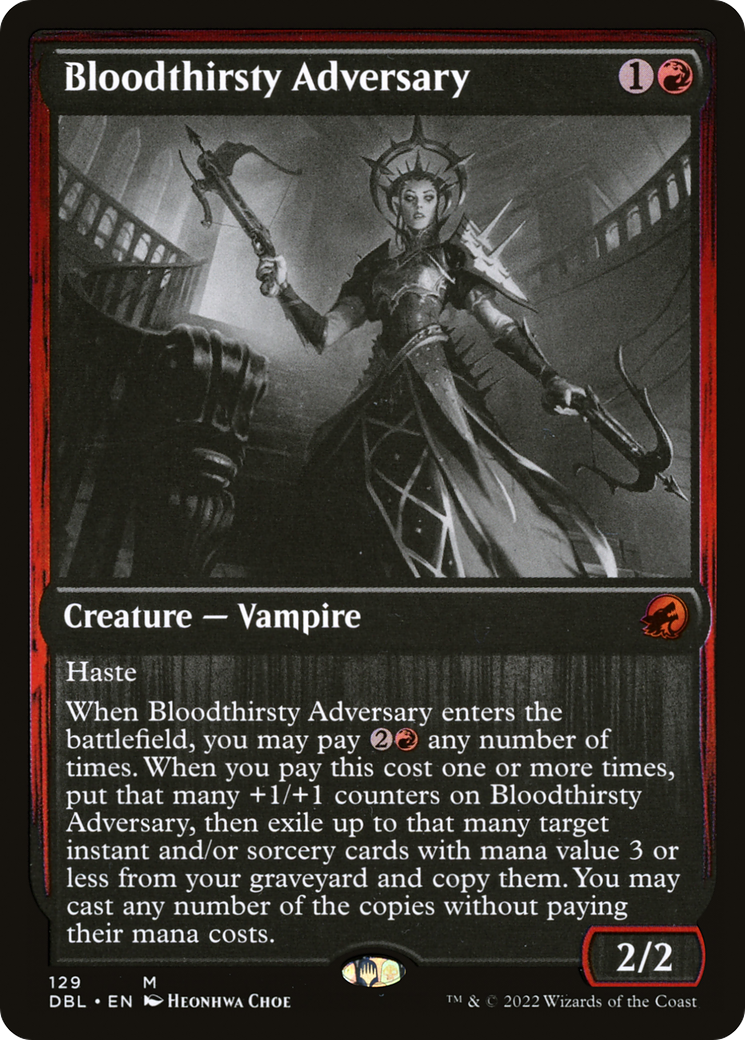 Bloodthirsty Adversary (129) [Innistrad: Double Feature] foil - Deck Out Gaming