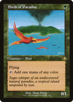 Birds of Paradise (Retro Frame) (336) [Dominaria Remastered] - Deck Out Gaming