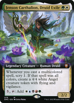 Jenson Carthalion, Druid Exile (Extended Art) (78) [Dominaria United Commander] foil-1