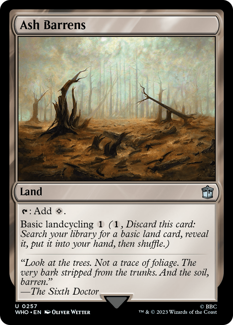 Ash Barrens (257) [Doctor Who] - Deck Out Gaming