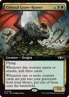 Colossal Grave-Reaver (Extended Art) (90) [Commander: Tarkir: Dragonstorm] - Deck Out Gaming
