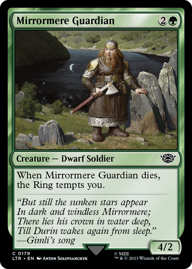 Mirrormere Guardian (179) [The Lord of the Rings: Tales of Middle-earth] foil - Deck Out Gaming