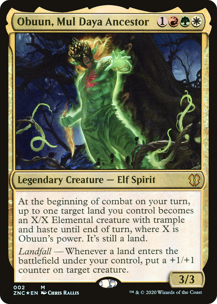 Obuun, Mul Daya Ancestor (2) [Commander: Zendikar Rising] foil - Deck Out Gaming