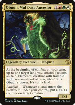 Obuun, Mul Daya Ancestor (2) [Commander: Zendikar Rising] foil - Deck Out Gaming