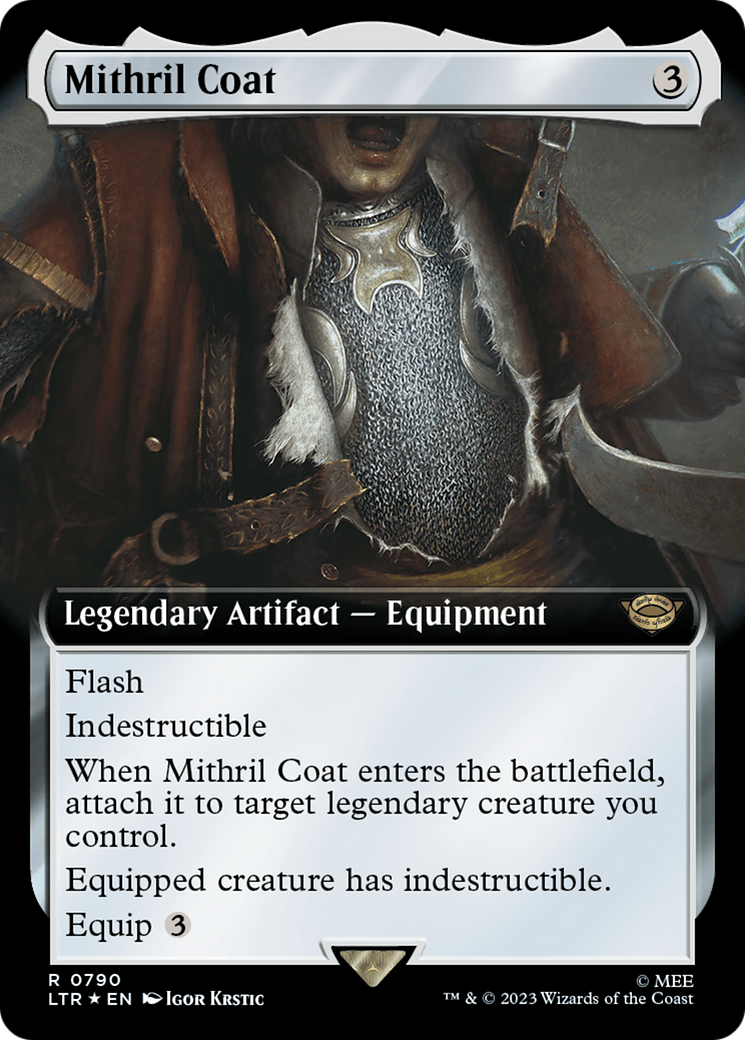 Mithril Coat (Extended Art) (Surge Foil) (790) [The Lord of the Rings: Tales of Middle-earth] foil - Deck Out Gaming